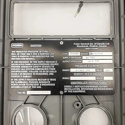 Fisher 4195BR Wizard Pneumatic Gauge Pressure Controller — product image 2 of 3