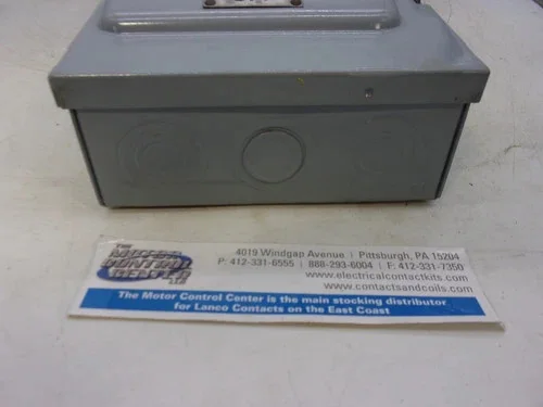 ITE JF422 Fusible Safety Switch, 3-Pole, 60A, 240V, NEMA 1 — product image 6 of 9
