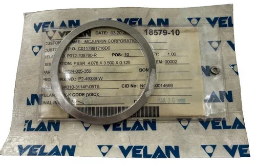 Velan PSSR Pressure Seal Ring 4.078 x 3.500 x 0.125 — primary product image
