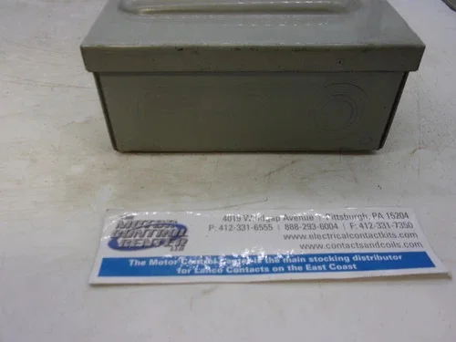 ITE F351 Heavy Duty Fusible Safety Switch, 30A, 600V, 3-Pole, NEMA 1 — product image 5 of 8