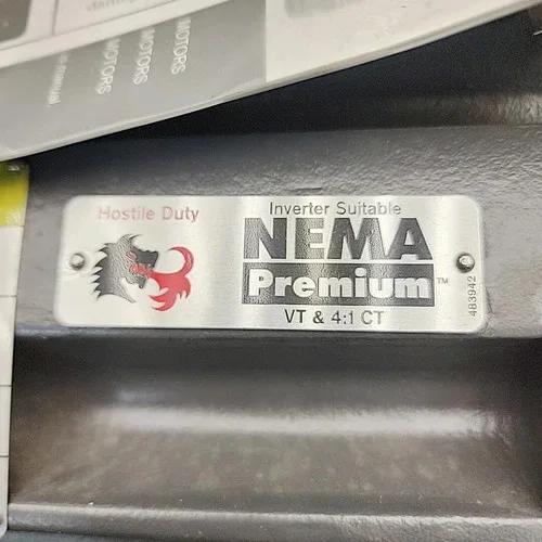 Nidec US Motors Hostile Duty NEMA Premium 200 HP Electric Motor - Model 6313-J/C3 — product image 3 of 6