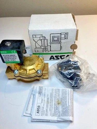 ASCO Numatics SCE238C008 24VDC G1/2 NC Brass Solenoid Valve — primary product image