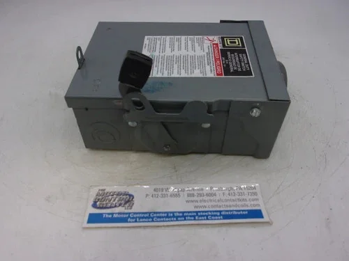 Square D DU221RB General Duty Safety Switch 30A 2P 240V Non-Fusible NEMA 3R — product image 6 of 8