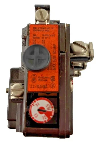 Klockner Moeller Z2-15.5NA Thermal Overload Relay, Max Fuse 50A — primary product image