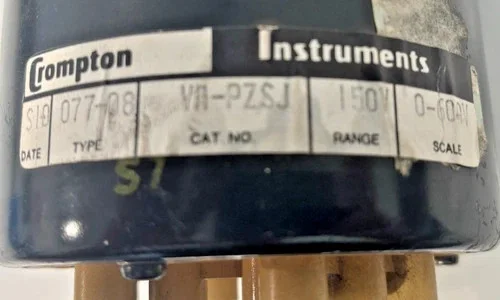 Crompton Instruments AC Voltmeter 077-08-VA-PZSJ — product image 2 of 7