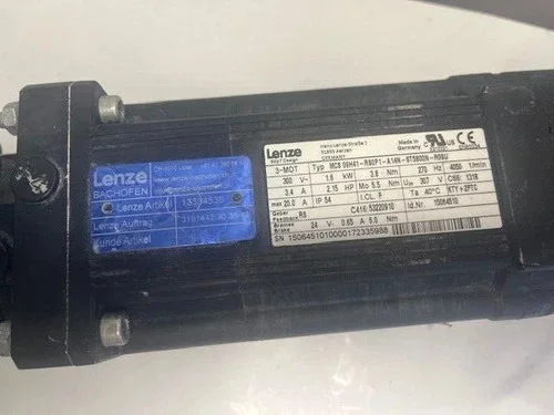 Lenze MCS 09H41-RS0P1-A14N-ST5800N-R0SU Synchronous Servo Motor with Vogel MPRN 01 Planetary Gearbox, 1.6 kW (2.15 HP) — product image 2 of 6