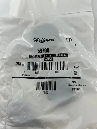 Hoffman 59700 AS050 Hole Seal, Grey — primary product image