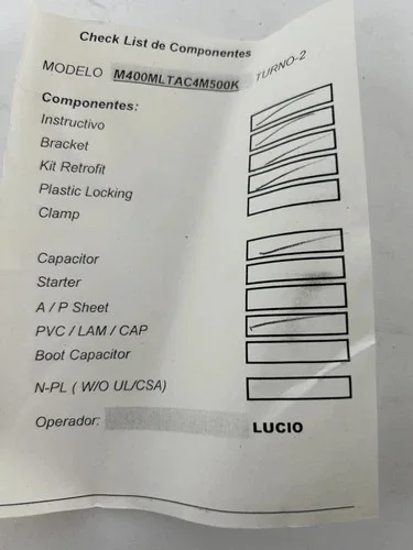 Universal Lighting Technologies M400MLTAC4M-500K Metal Halide Ballast Replacement Kit — product image 5 of 6