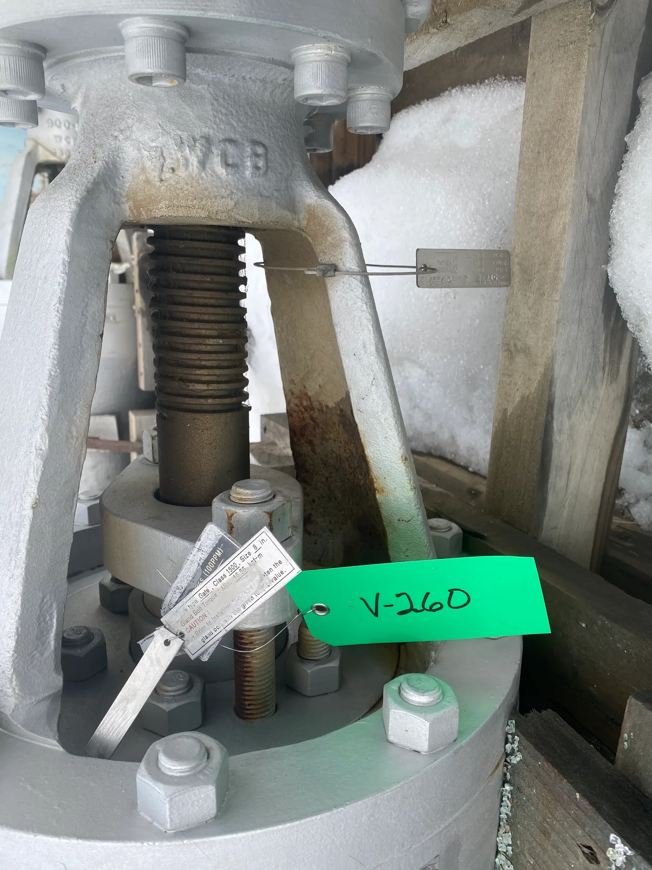 Williams 8 Inch Class 1500 Gate Valve — product image 6 of 6