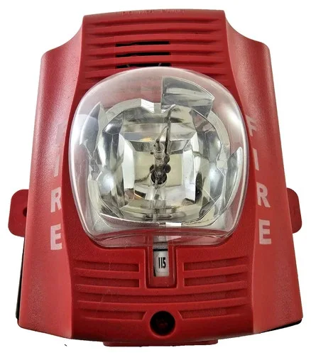 System Sensor SpectrAlert Advance P2R-P-SBBR Red Horn Strobe with 115 Candela Setting — primary product image