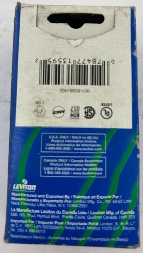Leviton SmartLock GFCI 15 Amp Duplex Receptacle — product image 5 of 6