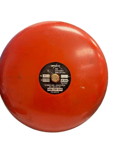 Amseco MSB-10B-24P 10-Inch Polarized Audible Signal Appliance Bell, 24VDC — primary product image