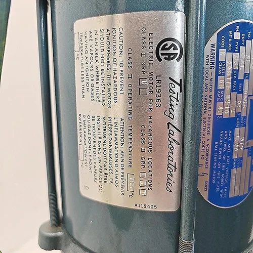 Milton Roy FR161-144 Controlled Volume Pump with Doerr 0.75 HP 1725 RPM Motor — product image 6 of 7