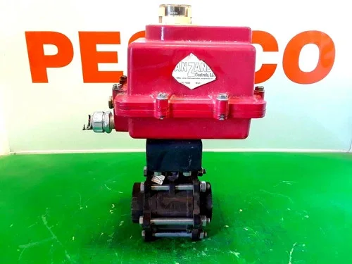 A-T Controls Inc. 2-Inch Ball Valve with Asahi America A92 Pneumatic Actuator — primary product image