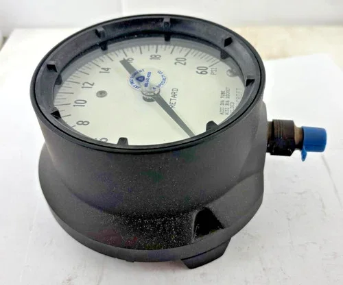 Ashcroft Duragauge Solid Front Pressure Gauge 45-1379SS-02L 0-20 Retard — product image 4 of 6