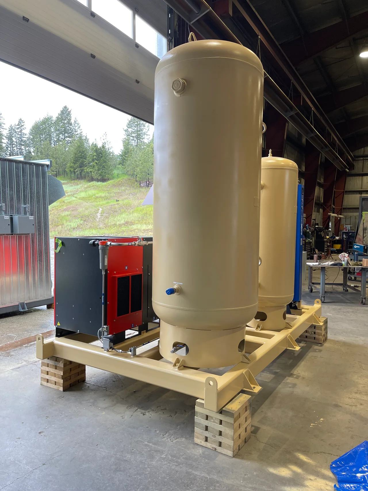 Vector 3100 Duplex Air Compressor Package with Mattei RVD11H Compressors — product image 3 of 6
