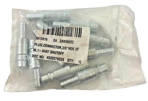 Foster Manufacturing 59-5 Quick Disconnect Plug Connector, 3/8" Hose Stem, Steel, Pack of 10 — product image 2 of 2
