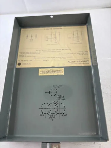 Allen Bradley Bulletin 702 NEMA 1 Enclosure for Size 2 AC Contactor — product image 3 of 5