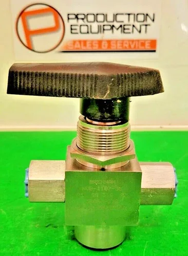 Brennan NVB-1107-SS 3-Way Stainless Steel Ball Valve, 1/4" FNPT — primary product image