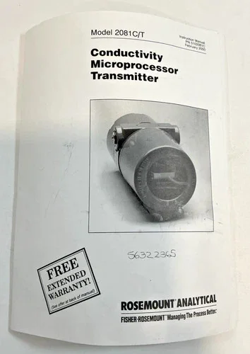 Rosemount Analytical 2081C Conductivity Microprocessor Transmitter — product image 8 of 8