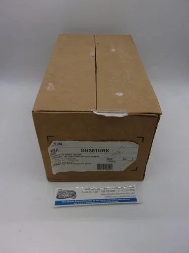 Cutler Hammer DH361URK Heavy Duty Safety Switch 30A 600V 3-Pole Non-Fusible NEMA 3R — product image 9 of 9