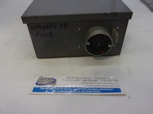 Arrow Hart 24291 Fusible Safety Switch, 3-Pole, 60A, 600V, NEMA 1 Indoor — product image 6 of 9