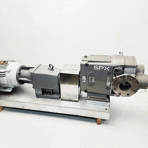 SPX Waukesha Cherry-Burrell 5070 Rotary Positive Displacement Lobe Pump with 15 HP Motor and 7.70:1 Gearbox — product image 2 of 19