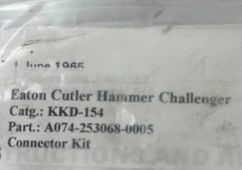 Eaton Cutler-Hammer Challenger KKD-154 Connector Kit A074-253068-0005 — product image 2 of 5