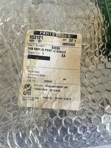 Quad-Tech QTI 64899 PCB Assy 32 Point IO Module — product image 2 of 4