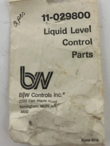 B/W Controls Inc. 11-029800 Electrical Contact Liquid Level Control Parts — product image 3 of 3
