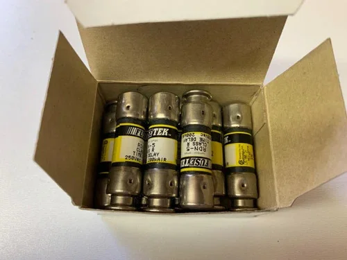 Fusetek RDN-5 Dual Element Time Delay Fuse 5A 250V - Box of 8 — primary product image
