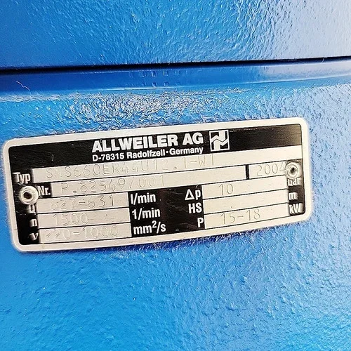 Allweiler SNS660ER44U12.1-W1 Three-Screw Pump — product image 4 of 7