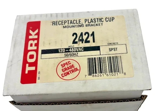 TORK 2421 Twist-Lock Photocontrol Receptacle with Plastic Cup Mounting Bracket — primary product image