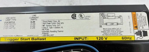 Universal Lighting Technologies 565-L-TC-P Trigger Start Ballast — product image 2 of 6