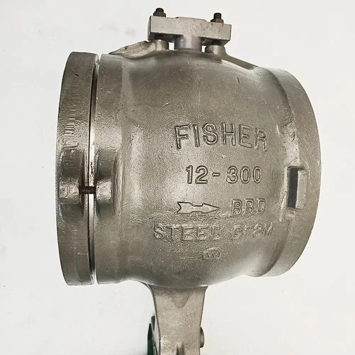 Fisher Vee-Ball V100 12-inch CL300 Rotary Control Valve CF8M with 1061 Size 60 Pneumatic Actuator — product image 4 of 7