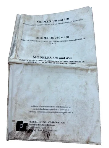 Federal Signal Vibratone Horn 450-024-31 — product image 6 of 6