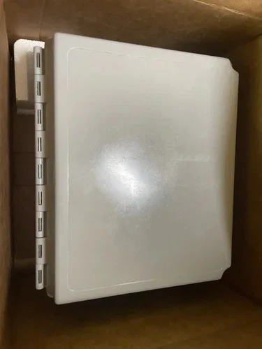 Hoffman A1086CHQRFG Solid Cover Quick Release Fiberglass Enclosure, 10x8x6 in, NEMA Type 4X — primary product image
