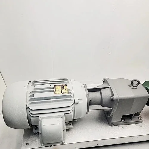SPX Waukesha Cherry-Burrell 5070 Rotary Positive Displacement Lobe Pump with 15 HP Motor and 7.70:1 Gearbox — product image 3 of 19
