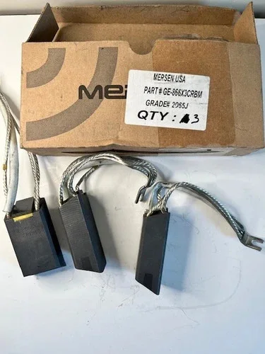 Mersen GE-866X3CRBM DC Carbon Brush, Grade 2065J (Lot of 3) — primary product image