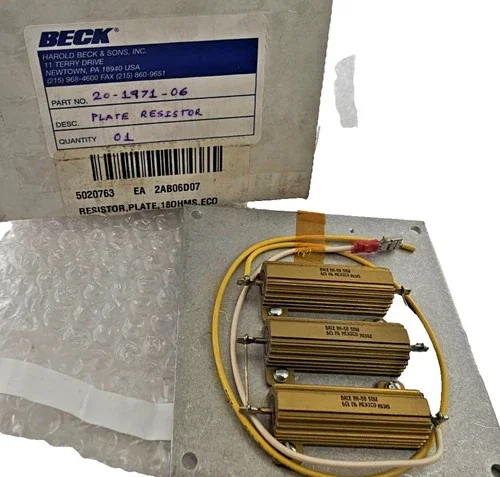Beck 20-1471-06 Plate Resistor Assembly — product image 3 of 3