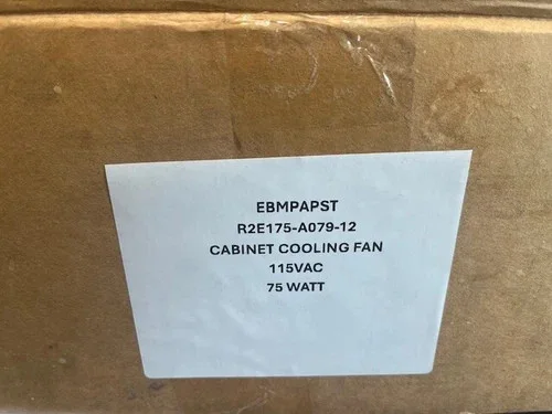 ebm-papst R2E175-A079-12 Centrifugal Cabinet Cooling Fan 115VAC 75W — primary product image