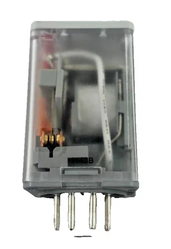 Dayton 1EGY4 DPDT Octal Control Relay with Push Button and LED, 240VAC Coil — product image 6 of 7