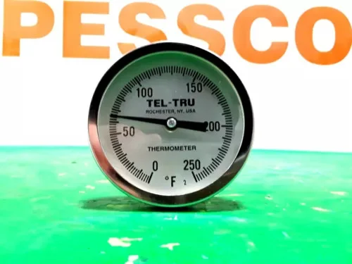Tel-Tru UT300 Industrial Bimetallic Thermometer, 0-250°F, 9" Stem — primary product image