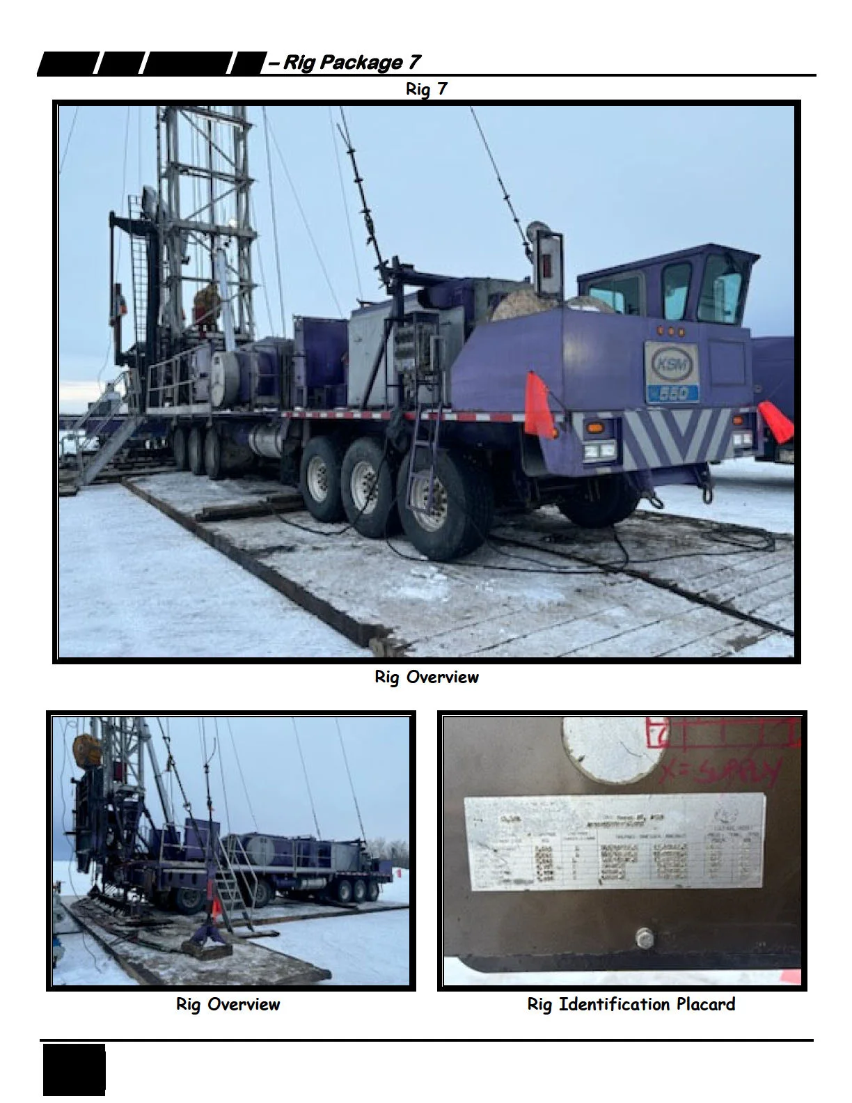 KSM 550 Rig #7 (2013) — primary product image