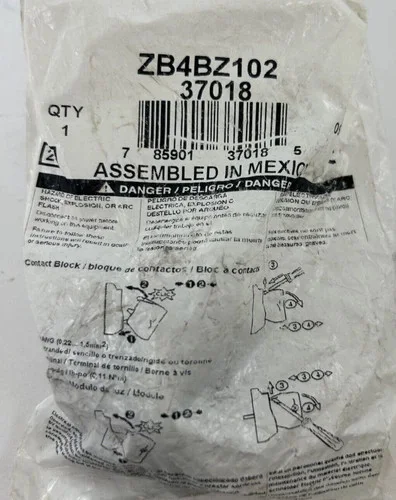 Schneider Electric Harmony ZB4BZ102 Single Contact Block — product image 3 of 3
