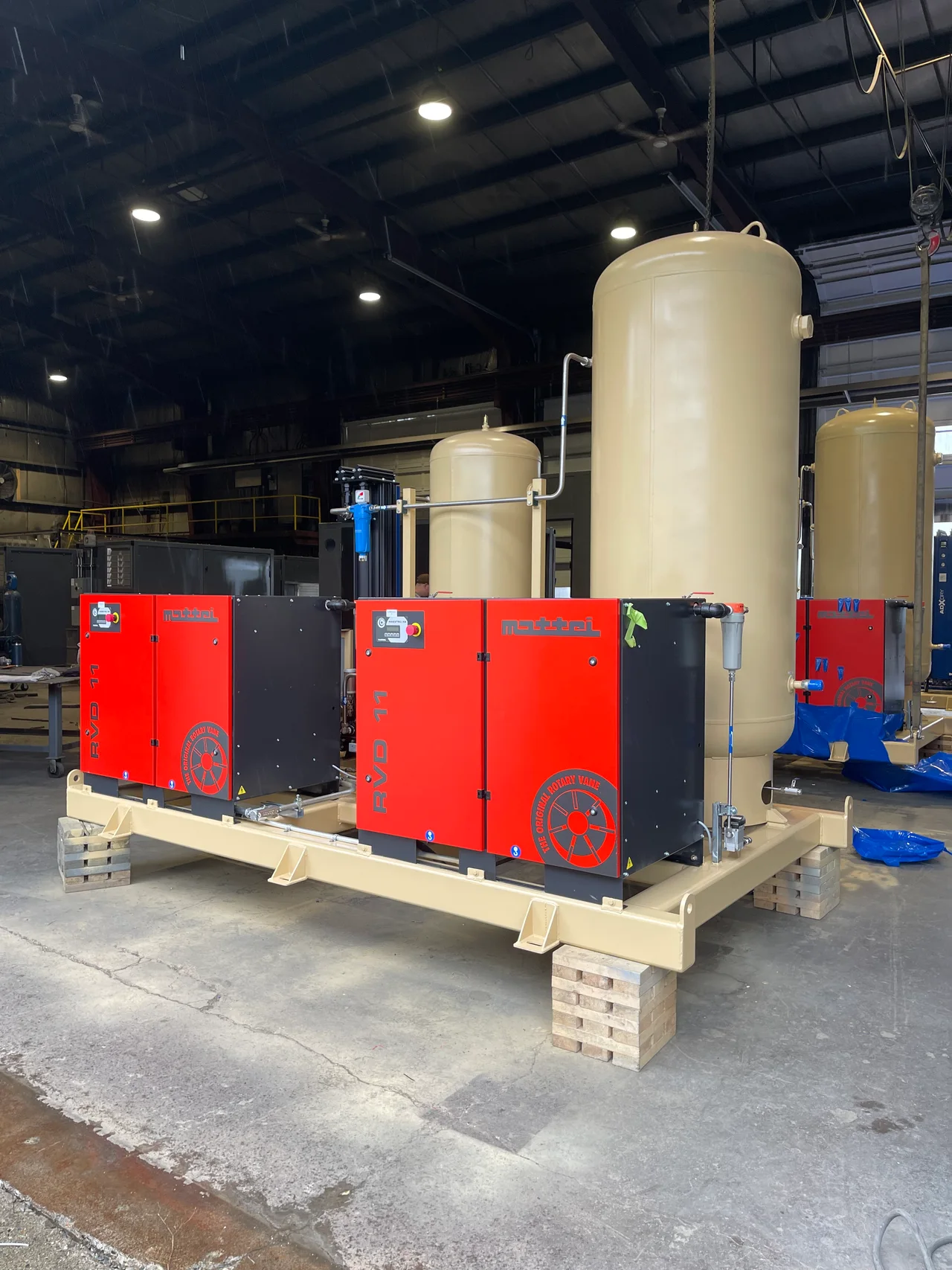 Vector 3100 Duplex Air Compressor Package with Mattei RVD11H Compressors — product image 4 of 6
