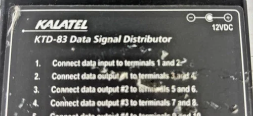 Kalatel KTD-83 Data Signal Distributor — product image 2 of 5