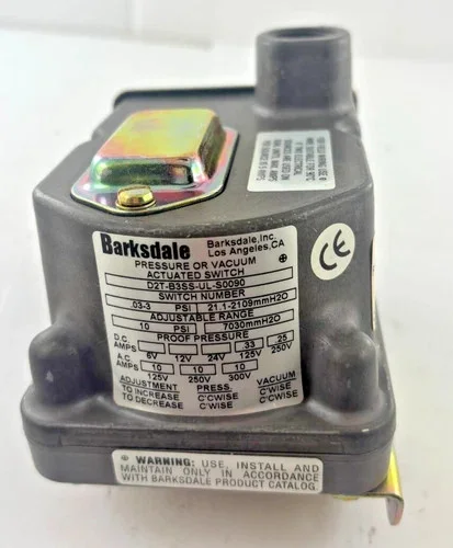 Barksdale D2T-B3SS-UL-S0090 Pressure or Vacuum Activated Switch — primary product image