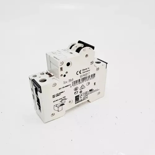 Siemens 5SY4102-7 Miniature Circuit Breaker with 5ST3010 Auxiliary Circuit Switch — primary product image
