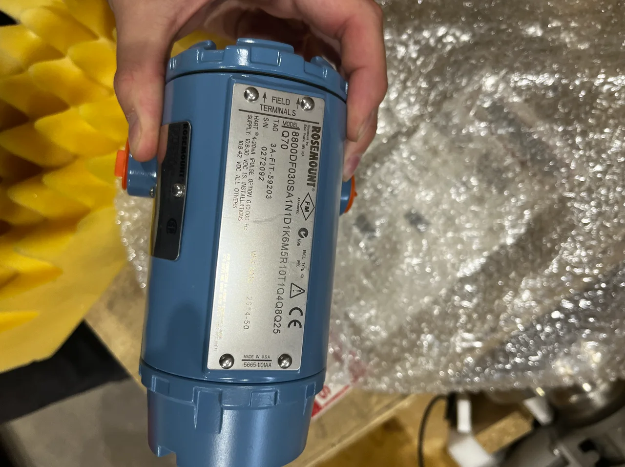 Rosemount 8800D Vortex Flowmeter 3-Inch 150 ANSI Flanged — product image 2 of 3